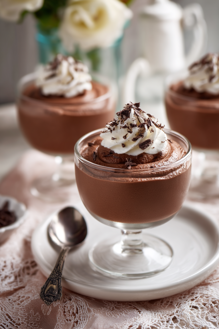 Classic Creamy Chocolate Mousse
