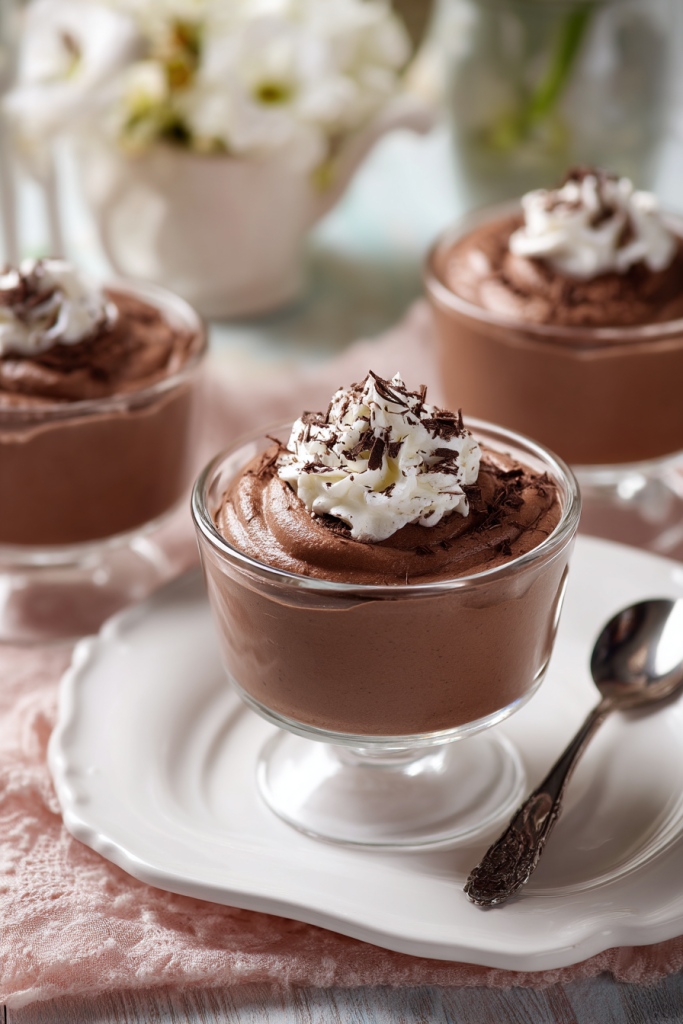 Classic Creamy Chocolate Mousse