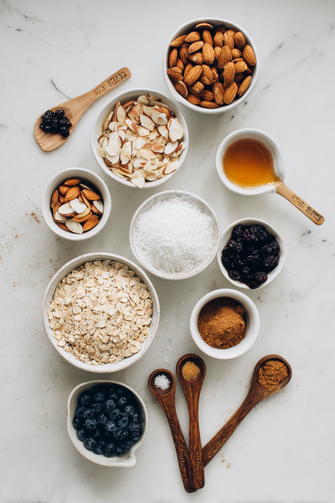 muffin almond granola ingredients