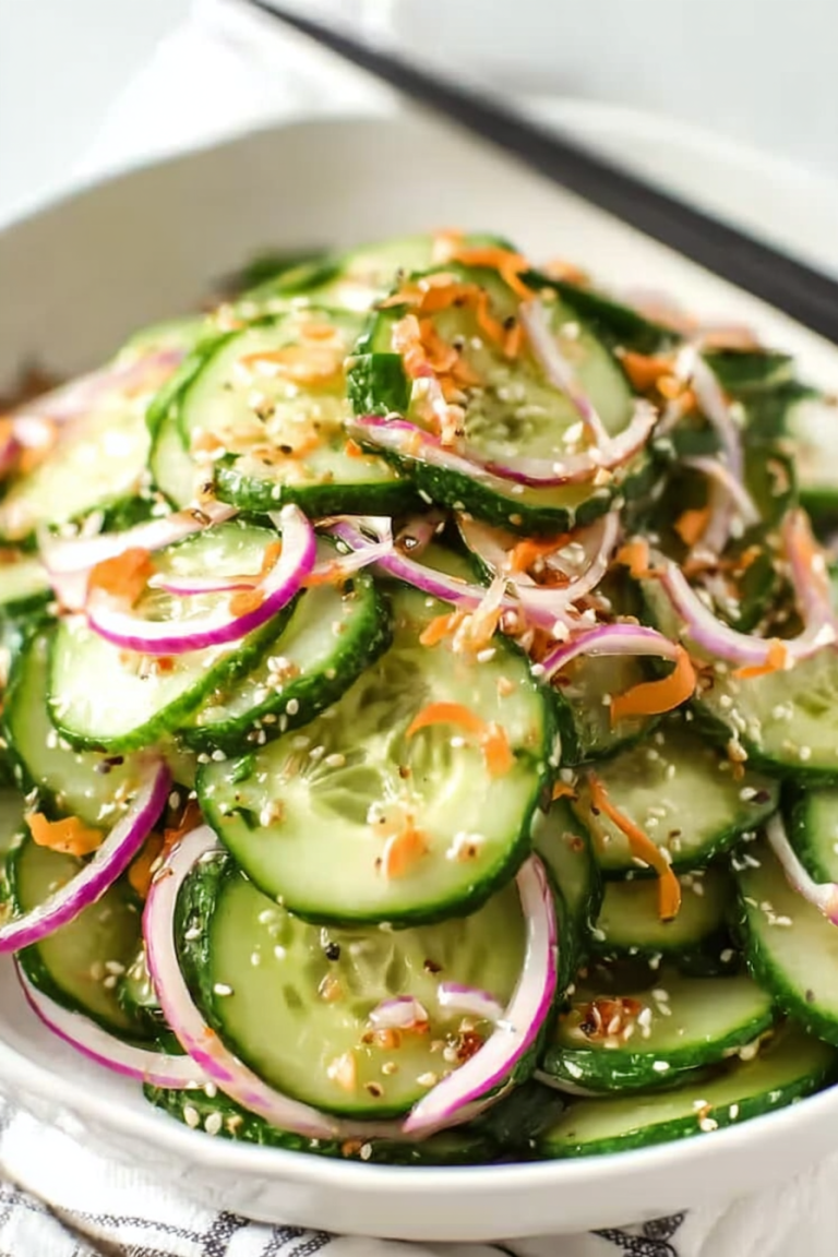 Asian Cucumber Salad (Paleo, Whole30 + Keto)