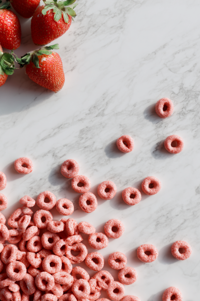 Strawberry Cheerio Treat Bars