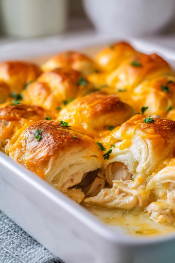 chicken crescent roll casserole
