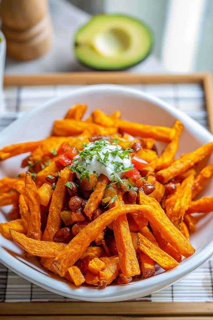 chili sweet potato fries