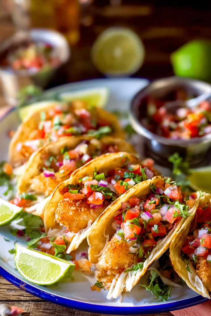 crispy fish tacos