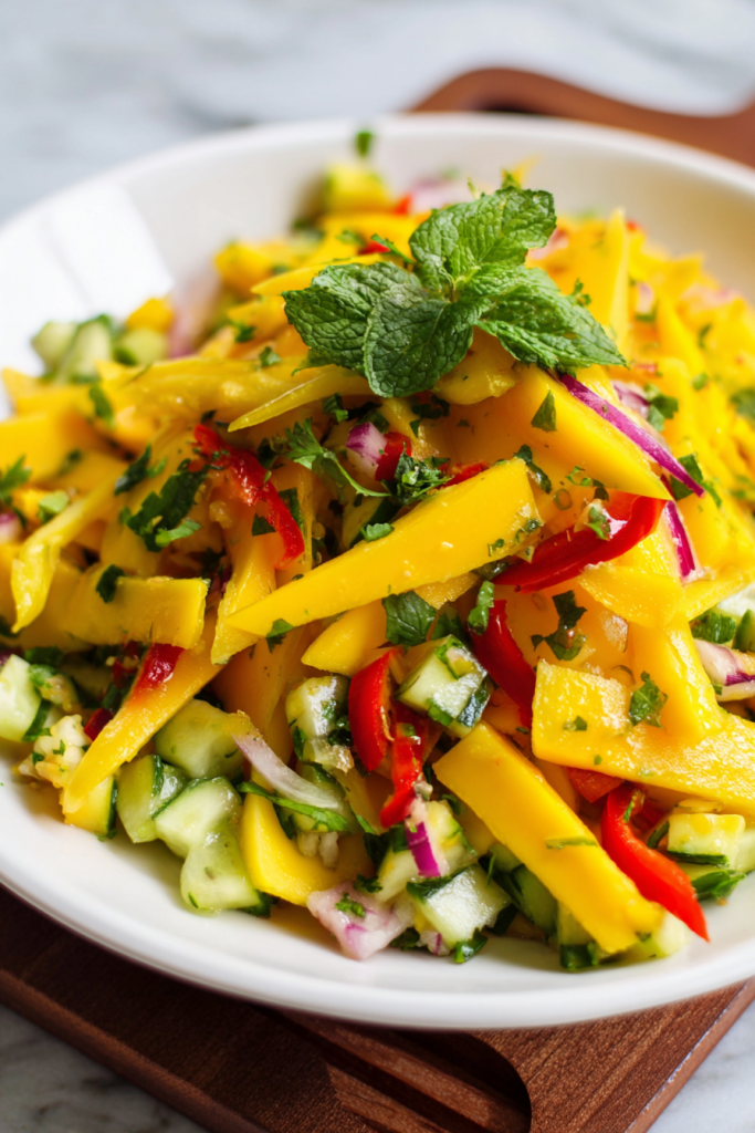fresh mango salad