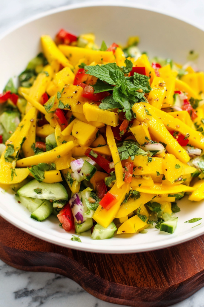 fresh mango salad