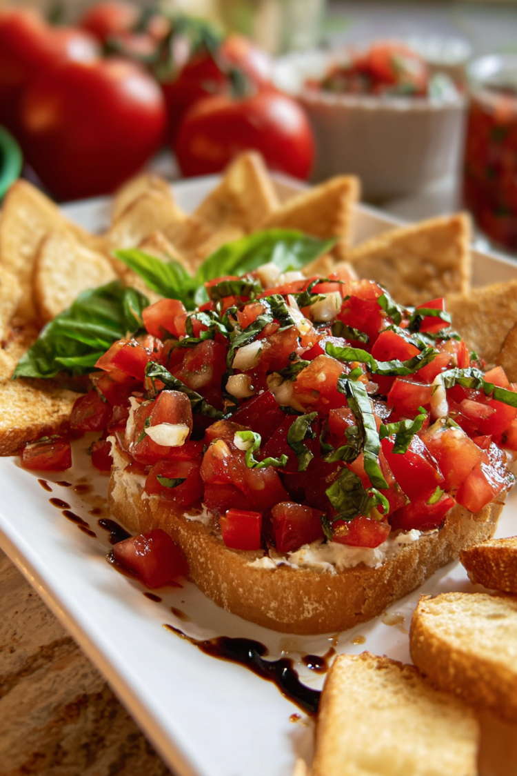 Easy Bruschetta Dip Recipe | 10-Minute Appetizer - Home Fresh Eats ...