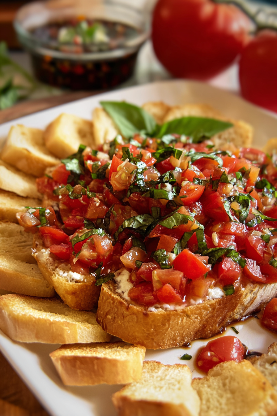 Easy Bruschetta Dip Recipe | 10-Minute Appetizer - Home Fresh Eats ...