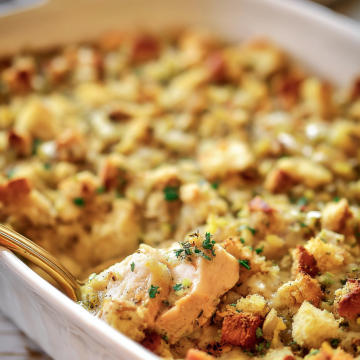 Chicken & Stuffing Bake
