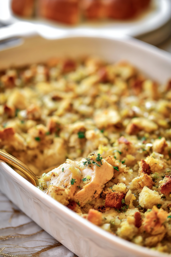 Chicken & Stuffing Bake