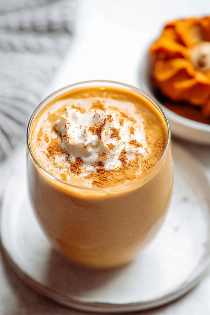healthy pumpkin pie smoothie