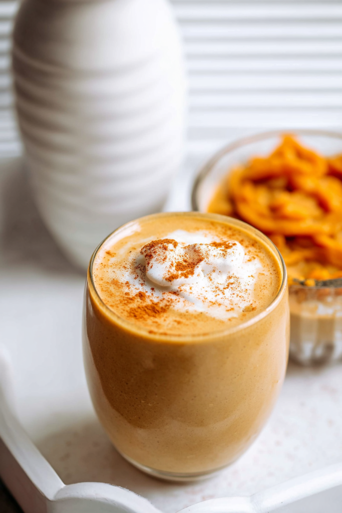 healthy pumpkin pie smoothie