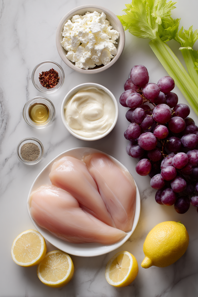 high protein chicken salad