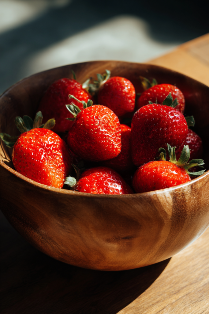 homemade strawberry ice cream