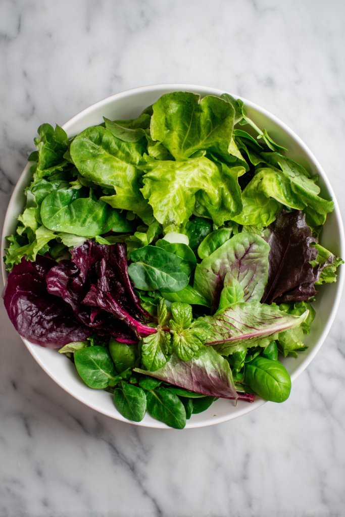 peach goat cheese salad