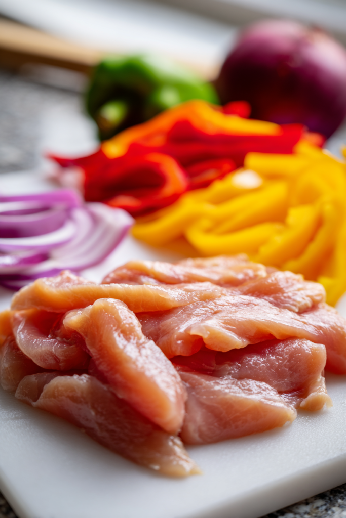 air fryer chicken fajitas