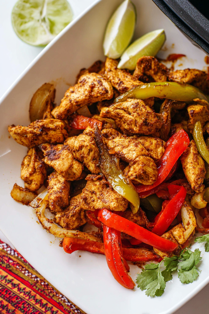 air fryer chicken fajitas