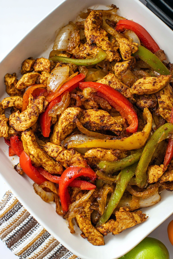 air fryer chicken fajitas