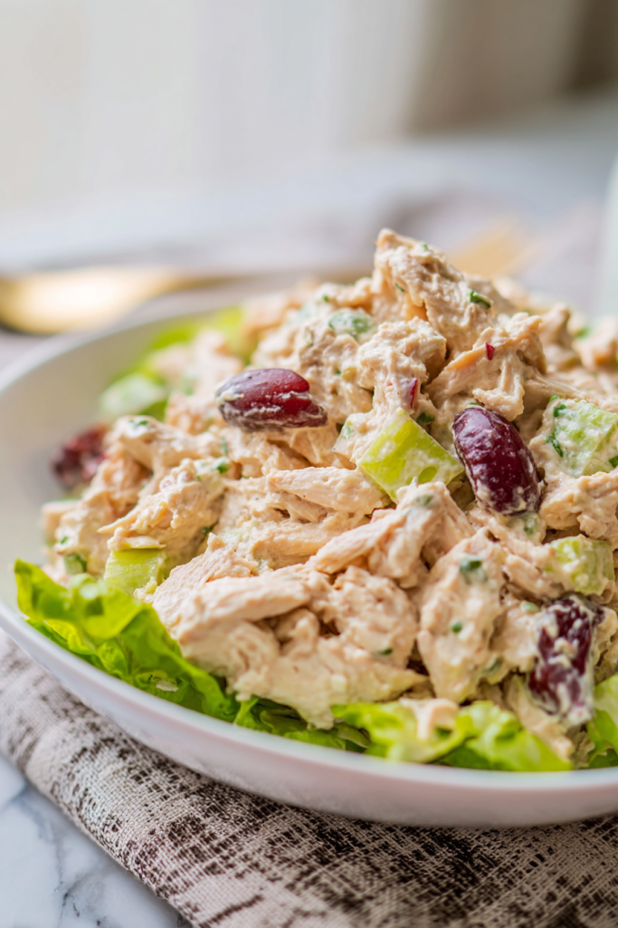 high protein chicken salad