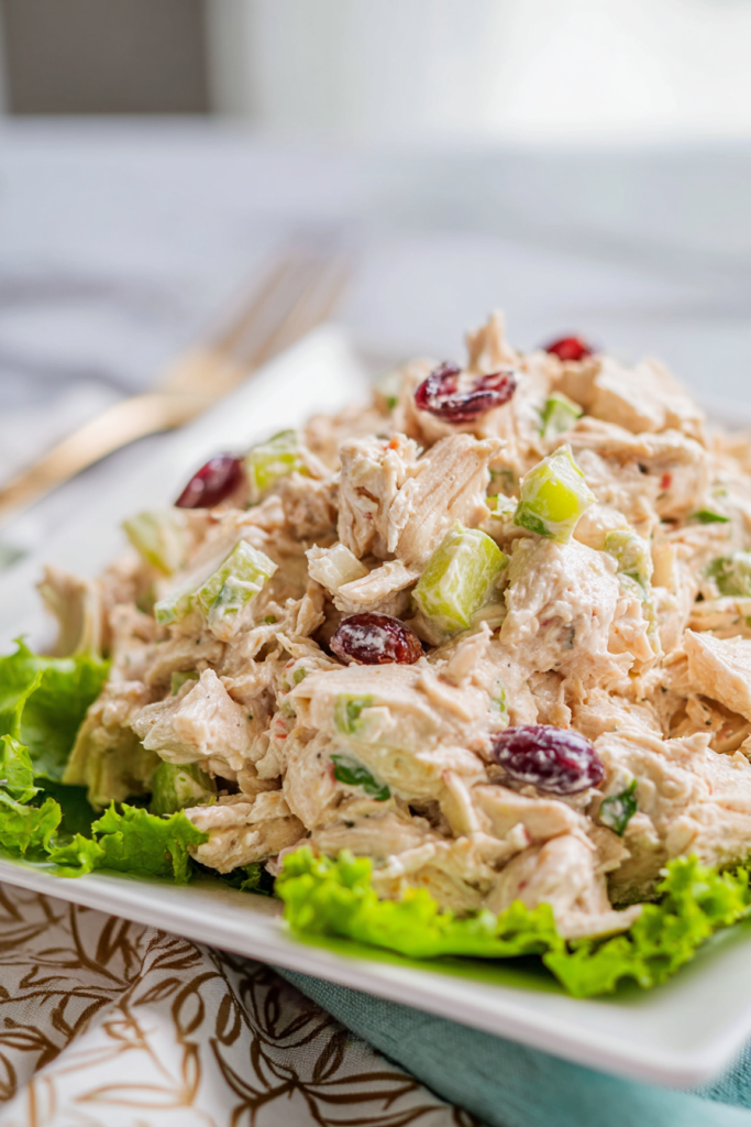 high protein chicken salad