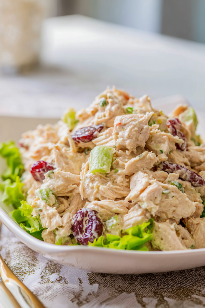 high protein chicken salad