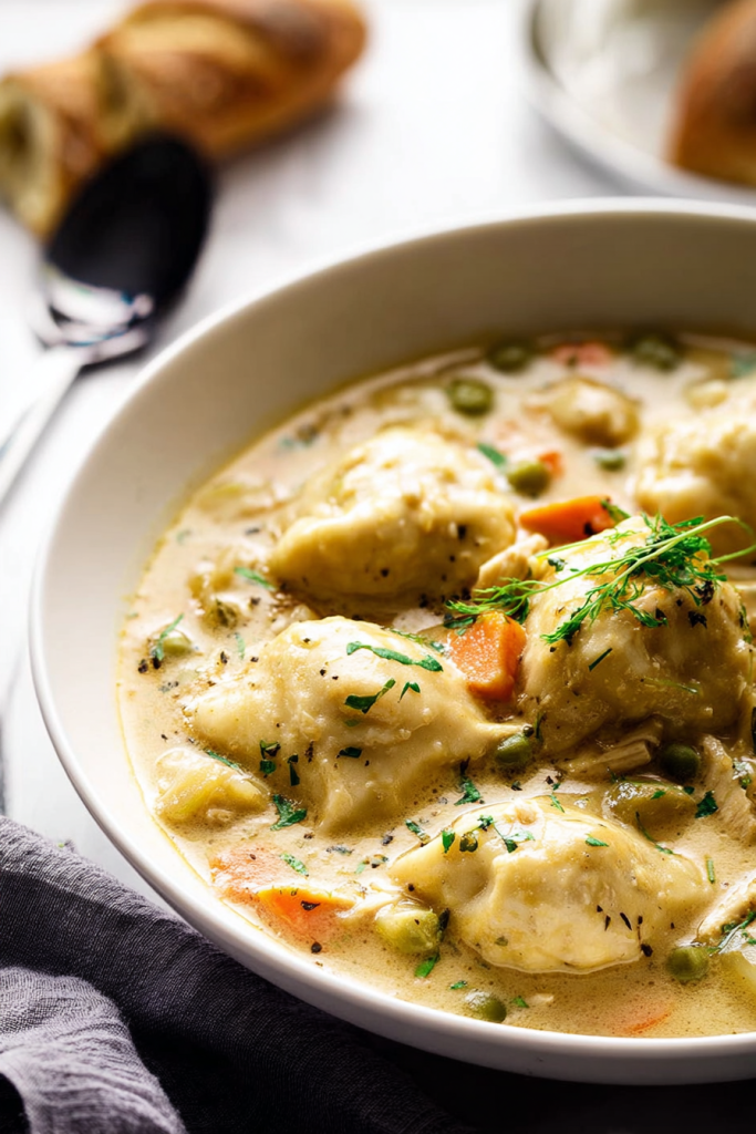 chicken dumpling soup