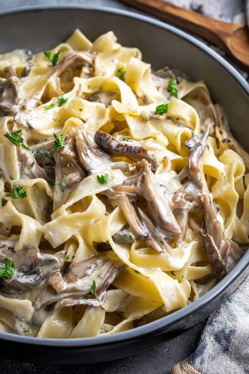 oyster mushroom pasta