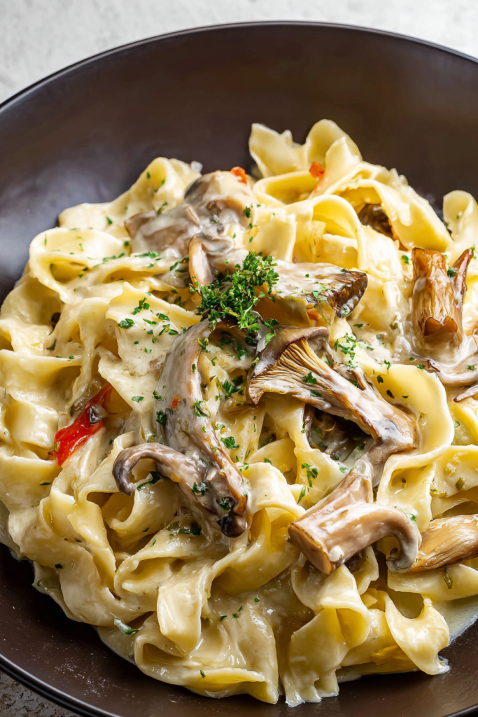 oyster mushroom pasta