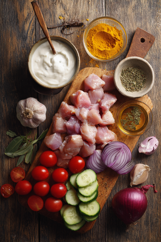 chicken tzatziki bowl