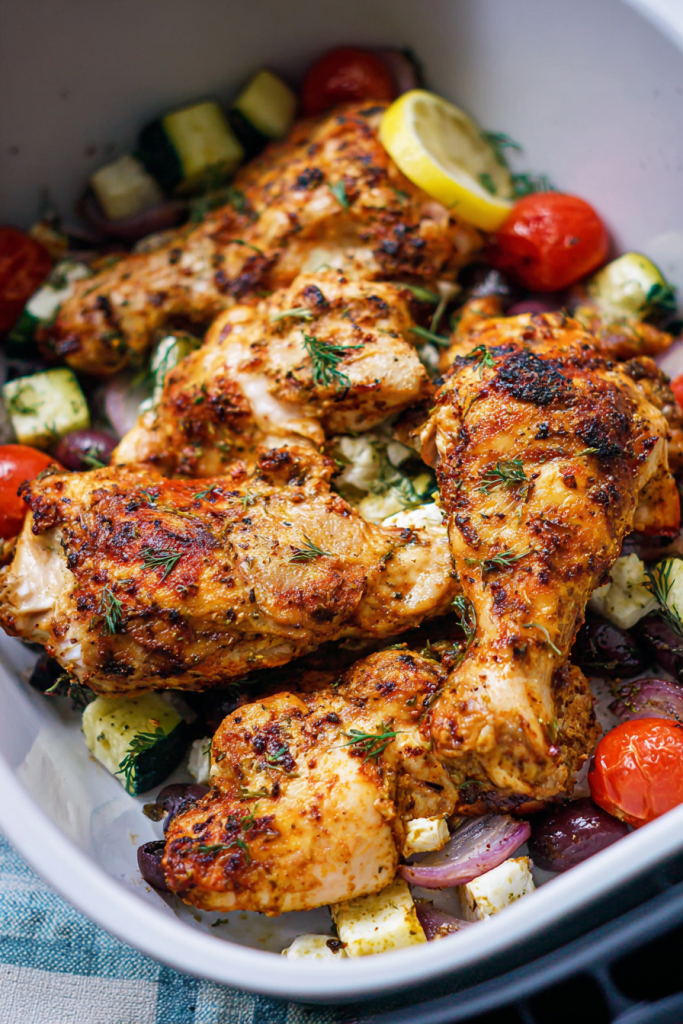 air fryer greek chicken