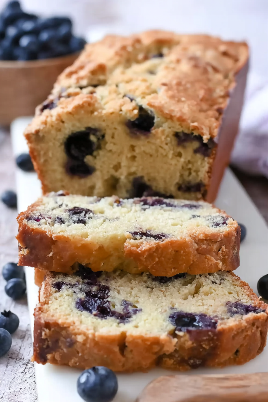 Blueberry Bread with Lemon