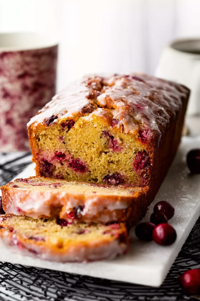 orange glazed cranberry bread