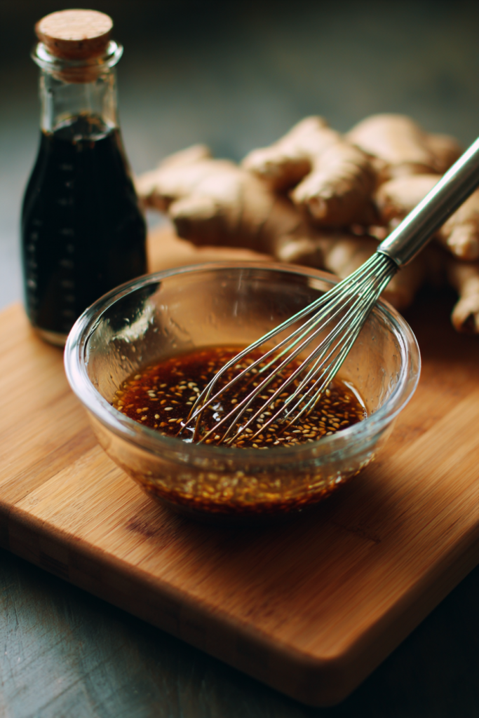 sesame ginger chickpeas