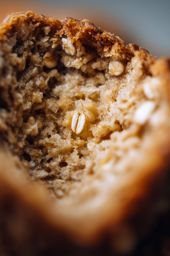 almond butter banana oatmeal cups