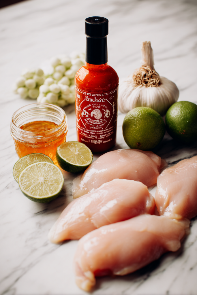 honey sriracha chicken