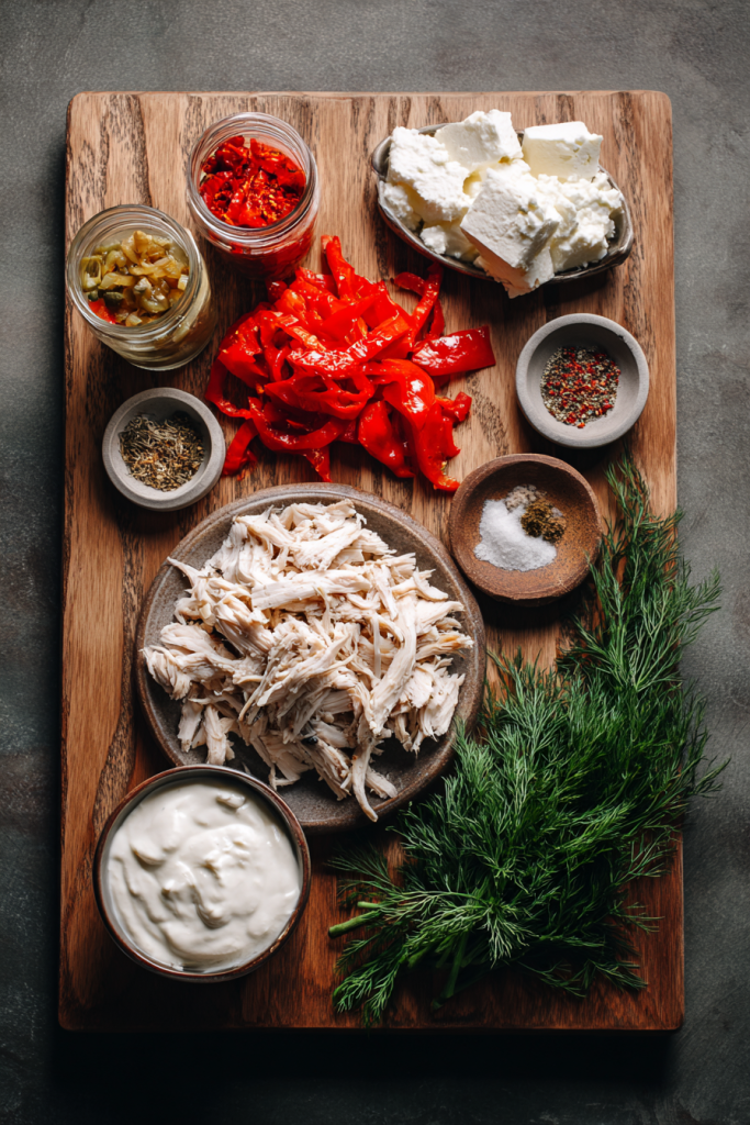 feta chicken salad