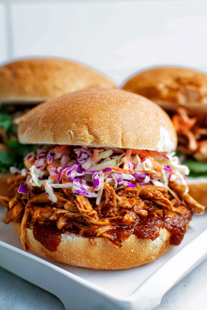 BBQ jackfruit sandwiches