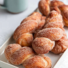 Twisted Doughnuts with Cinnamon Sugar