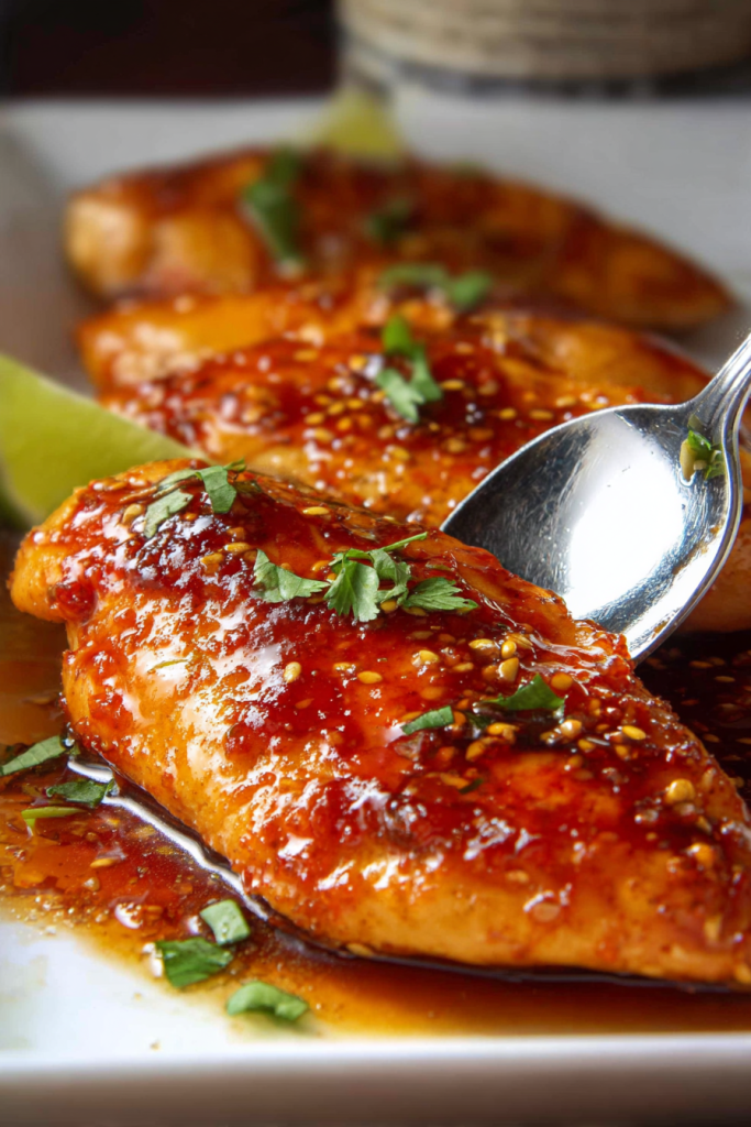 honey sriracha chicken