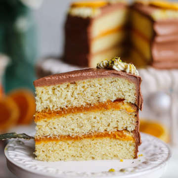 Orange Cardamom Layer Cake