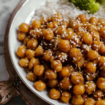 Sesame Ginger Chickpeas
