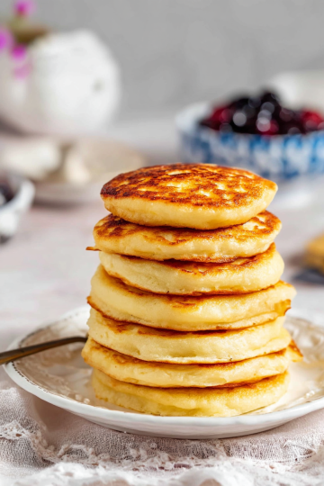 3-Ingredient Cottage Cheese Pancakes