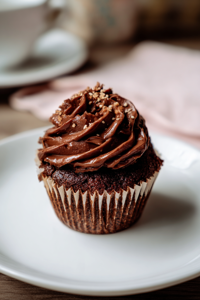 Spiced Nutella Cupcakes