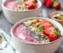 Thick Strawberry Smoothie Bowl with Chia | 10-Min Recipe