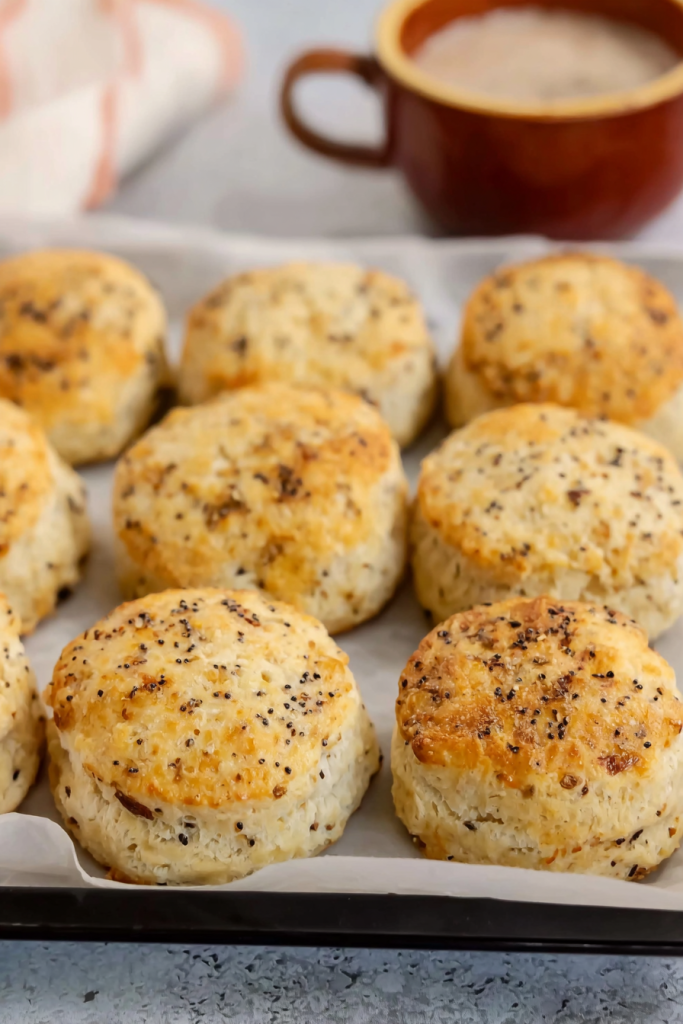 Everything Cottage Cheese Biscuits