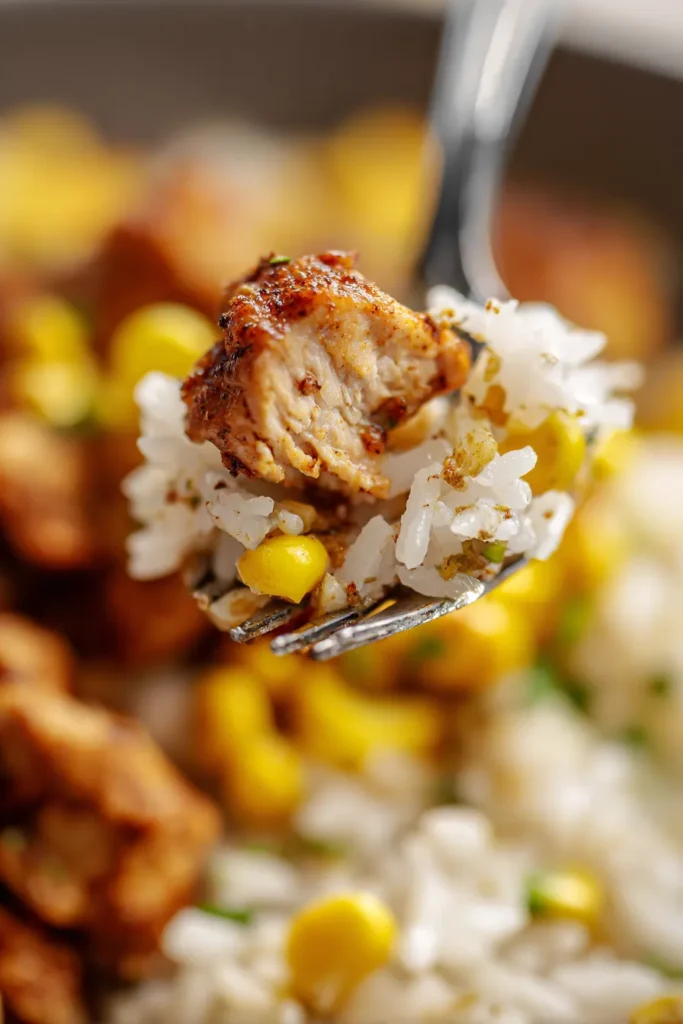 street corn chicken bowl