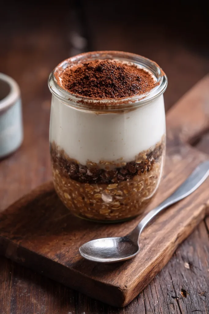 Tiramisu overnight oats