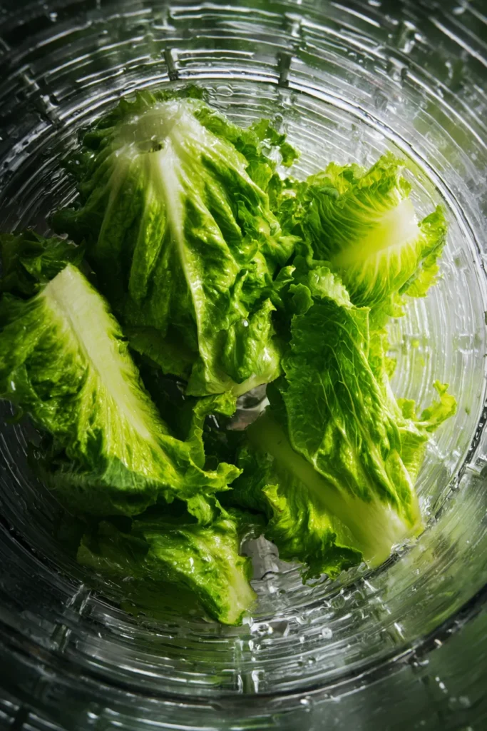 Homemade Caesar salad