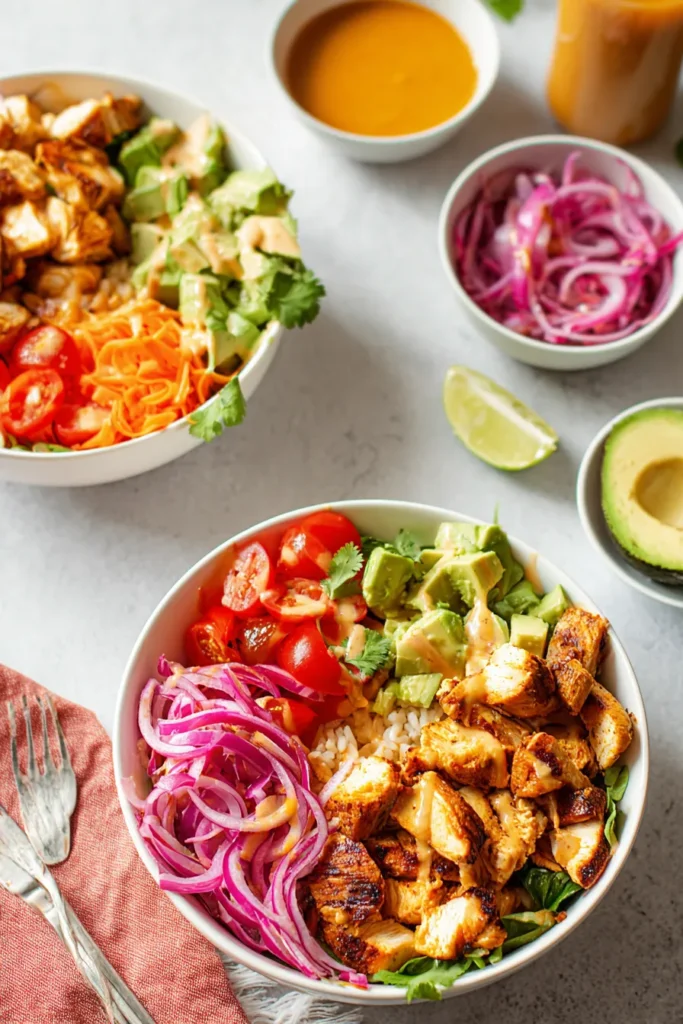 Honey Chipotle Chicken Bowls