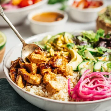 Honey Chipotle Chicken Bowls
